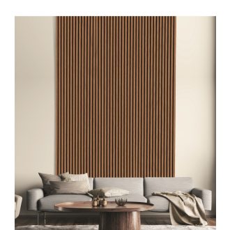 Tölgy fóliás acustico falpanel 267X57 cm